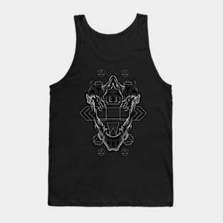 skull mounth Tank Top